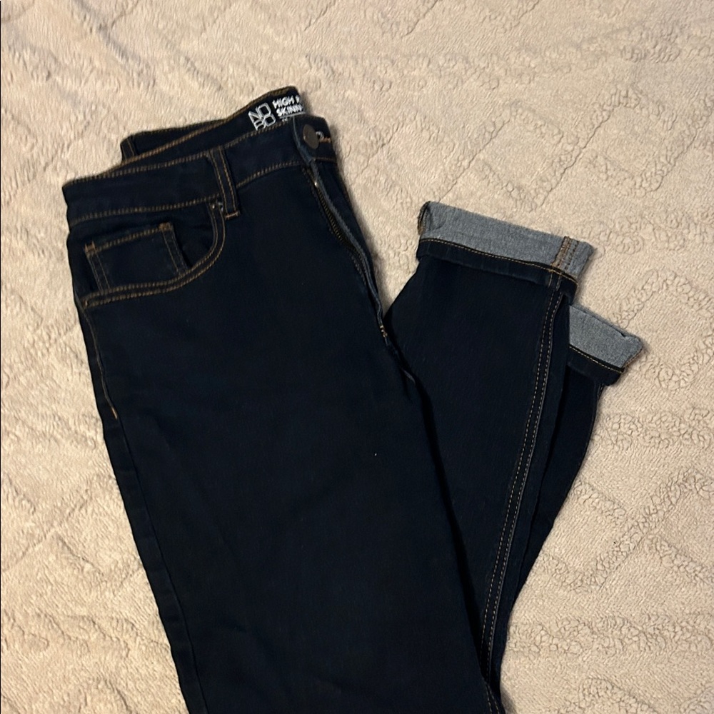 NOBO Women's High Rise Jeans - Midnight Blue